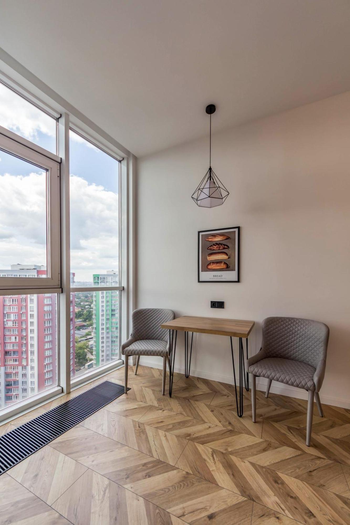 Design Apartments With Panoramic View Kiev Exterior foto